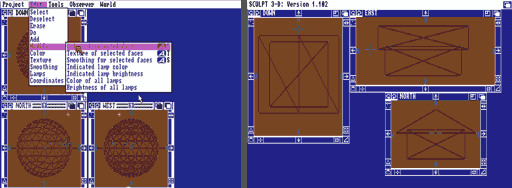 Sculpt3D on Amiga