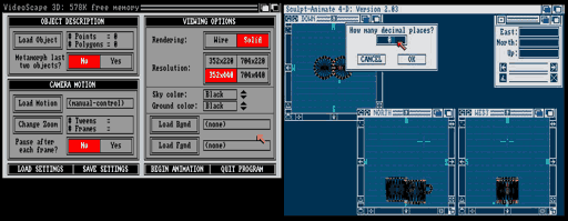 VideoScape 3D on Amiga